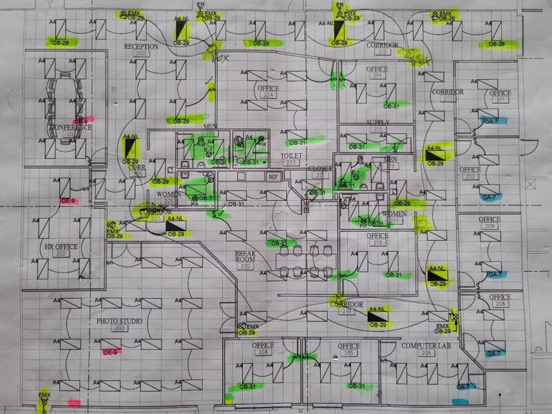 Structured wiring plan Collecting Warehouse