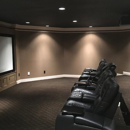 Personal home theater round projector screen home theater lighting